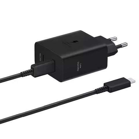 Samsung 50W Fast Charger Dual Ports Quick Charging PD USB C EU EP-T5020X Adapter For Galaxy S25 S24 
