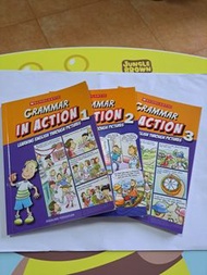 Scholastic GRAMMAR IN ACTION  ( CLEARANCE PRICE ) book 1/2/3 (Learning English Through Pictures）