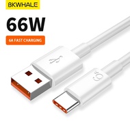 BKWHALE Fast Charger Type C Cable (100W/66W)
