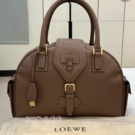 LOEWE Traveler 手提包 藕粉色 保齡球包 波士頓包 正品 二手精品