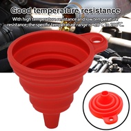 Foldable Funnel Silicone Collapsible Motorcycle Petrol Refueling Tools Anti-splash Liquid Dispensing