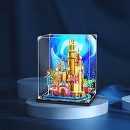 Acrylic Display case with Screw for Lego® Mini Disney Ariel's Castle 40708 (Lego Set is not Included) (with Background)