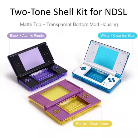 Customized Full Replacement Housing Shell Case Kit for NDSL / DS Lite DIY Personalized Accessory Set