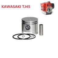 95 Tj45 2 Piston Ring Pin Kit 42.5Mm Fit Kawasaki Tj45e Kbl45 45.4Cc 1.8Hp Cyder Engine Repair Set