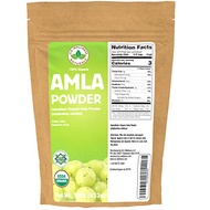 Organic Amla Powder (Amalaki) | 16oz Resealable Kraft Bag (1lb) | Indian Gooseberry Amla Powder | Pe