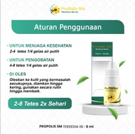 ORI 100% Propolis Brazil - Isi 6ml - Mengobati Berbagai Macam Penyakit - Kemasan Propolis SM Terlari