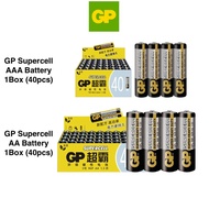 GP Supercell Battery 1.5V Heavy Duty Bateri AA / AAA Clock Toyskop GP battery AA/AAA Batteries