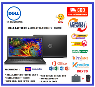 SPEK TINGGI LAPTOP DELL LATITUDE 7480 CORE I7 GEN 6 RAM 8GB SSD 256GB WIND 10 14 INCH BERGARANSI