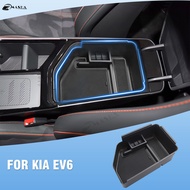 Car Armrest Box Storage for For KIA EV6 2021 2022 EV 6 ABS Central Console Storage Box Interior Acce