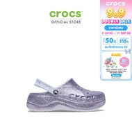 CROCS รองเท้าลำลองผู้หญิง BAYA PLATFORM GLITTER CLOG รุ่น 208459-5AF - DREAMSCAPE