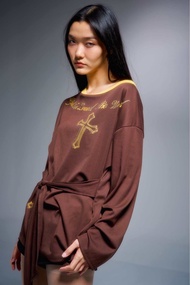 W.B-Project -Jessie Oversized Shirt เสื้อยืดแขนยาว oversize