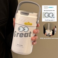Tumbler 500ML Thermos Straw Aquaflask with Tumbler Kids Flask Kids Portable Cute Flask 316 Water