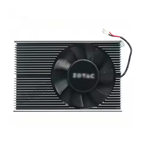 Full GPU Heatsink with Fan for ZOTAC GT710 Battle & GT730 Thunder, 43mm Mount Hole Spacing