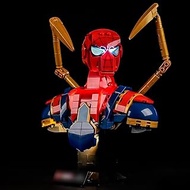 LED Light for Lego Marvel Iron Spider-Man Bust 76326 Set, Light Kit Compatible with Lego 76326 Build