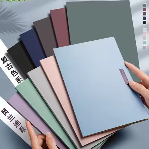 1Pcs A5 B5 Morandi Color Notebook 30 Sheets Line Daily Weekly Planner Agenda Organizer Notepad Schoo