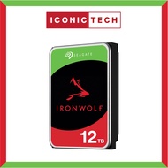 Seagate 12TB IronWolf / Ironwolf Pro 7200 rpm SATA III Internal NAS HDD (CMR) ST12000VN0008 / ST1200