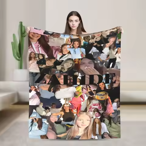 Zahide Blanket Super Soft Fluffy Plush Throw Blanket For Girls Boys Bedroom Flannel Bedspread Bed Co