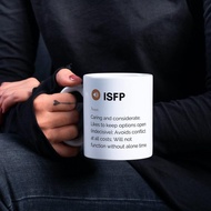 MBTI Definition Mug ISFP Personality Test Mug Gift Constellation English Ceramic Mug Gift