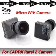 YSIDO Rate2 PRO Night Version Analog Camera 1500TVL 16:9/4:3 NTSC/PAL Switchable 19*19mm Super WDR M
