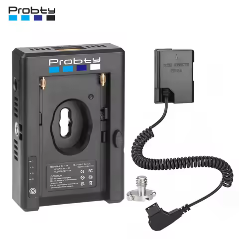 NP-F Battery Adapter Mount Plate+EP-5A EN-EL14 EN-EL14a Dummy Battery for Nikon D3100 D3200 D3300 D3