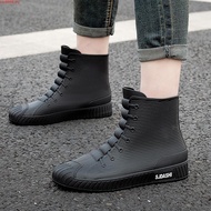 Shimano Waterproof Rain Boots for Men Rubber Shoes Fishing Husband Galoshes PVC Ankle Water Boots Ma