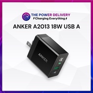 Củ sạc nhanh Anker Powerport+ 1 Cổng USB-A 18W A2013 có đèn báo LED chân gập nhỏ gọn bản quốc tế châ