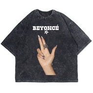 Patternmerch "Beyonce #1" Oversize T-shirt | Washed tee | Vintage T-SHIRT