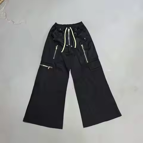 Brand New Rick Black Zipper Pocket Fit elasticity slim fit PANT Jeans Cotton Denim Pants Comfort Cas