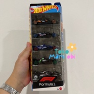 Hot Wheels Formula 1 5 Pack Gift Pack F1 Toy Car 2024 Set