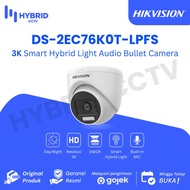 Hikvision DS-2CE76K0T-LPFS 3K Smart Hybrid Light Audio Turret Camera
