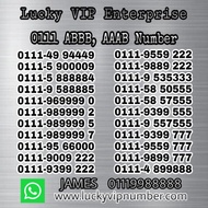 VIP Number, VIP Mobile Phone Number, Silver Number Series AAAB/ABBB, Prepaid Number, Digi, Celcom, Hotlink, XOX,