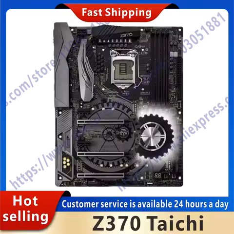 Used Z370 Taichi desktop motherboard, suitable for Z370 Z370M DDR4 LGA 1151 original desktop compute