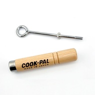 [YOSHIKAWA YOSHIKAWA] Chain COOK-PAL Nitride Tamagoyaki Pan Dedicated Wooden Handle YH99S (Please Co