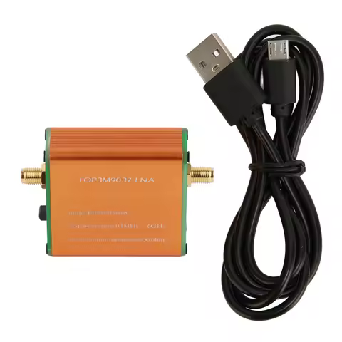 0.1MHz-6GHz Full Band Low Noise Amplifier Pro 20dB High Gain LNA RF Module for SDR Ham Radio Antenna