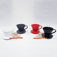 V60 Coffee Dripper 01 Ceramic (RED/WHITE/BLACK)/V60 Ceramic Dripper
