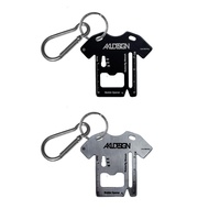AKUDESIGN Hybrid Multifunction Metal Keychain Multicolor