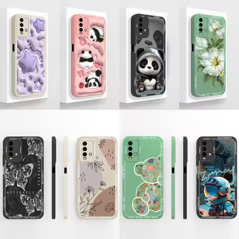 For Redmi 9T 9 Power Case Cute Trendy Phone Cases For Xiaomi Redmi 9 T 9Power Redmi9T Back Cover Sof