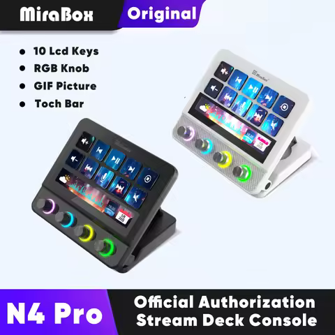Mirabox MBox N4 Pro Stream Deck Streamdeck Deck Dock mini keyboard macropad Keypad Creative Visual D