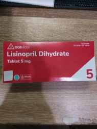 Obat Lisinopril Tablet 5 mg 100 Tablet Halal