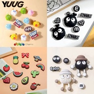 YUUG Baim Shoe Flower Accessories Cartoon Flower Shoe Decoration Cute DIY Accessories