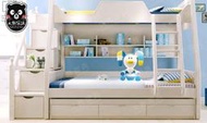 【大熊傢具】IKS H03 兒童床 上下床 雙層床 挑高組合床 高低子母床 帶抽托床 三層組合床