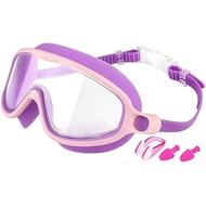 Children's Large Frame Waterproof and Anti Fog Swimming Goggles, 2025 Summer Wide View Swimming Gogg
