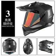 หมวกกันน็อครถจักรยานยนต์ลายคาร์บอนไฟเบอร์ VGV หมวกกันน็อคแบบออฟโรดที่3C การรับรองระดับประเทศหมวกกันน