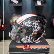 INK DYNAMIC 4 BLACK ORANGE INK HELMET DYNAMIC MOTIF