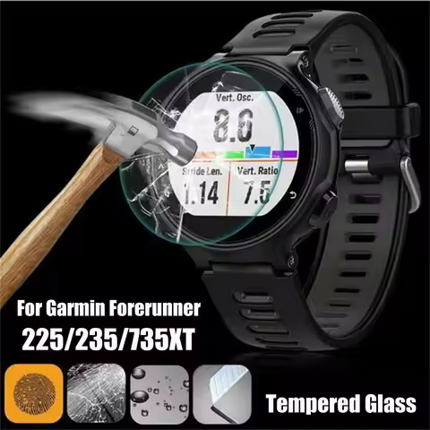 New HD Clear Screen Protectors Protective Film Tempered Glass For Garmin Forerunner 235 225 735XT
