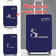 Customized name / LOGO PRINT Cover Luggage Protector 26-30 inch Usable Travel Suitcase | Luggage Bag