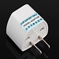 Universal Prong Plug to 2 Flat Prong US Standard Plug Travel Power AdapterWhite  Universal Prong Plu