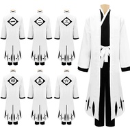 Anime Bleach Cosplay Costume Captain 1-12 Hitsugaya Toushirou Aizen Sousuke Kuchiki Byakuya Set Robe