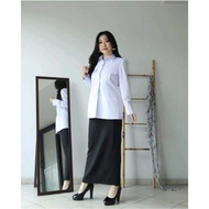 White Civil Servant Uniform for Women, White Pdh Uniform for Women, White Civil Servant Uniform for 