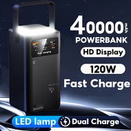 [FREE gift] Super capacity 40000mAh powerbank fast charging Portable charger With type c cable power